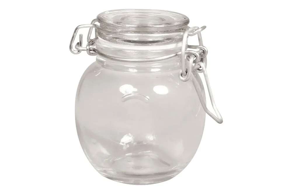 Rayher Kippdeckelglas Mini | 9 × 7 × 7 cm