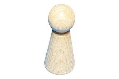 Rayher Rohholz-Figurenkegel Buche | 7 × 3 cm