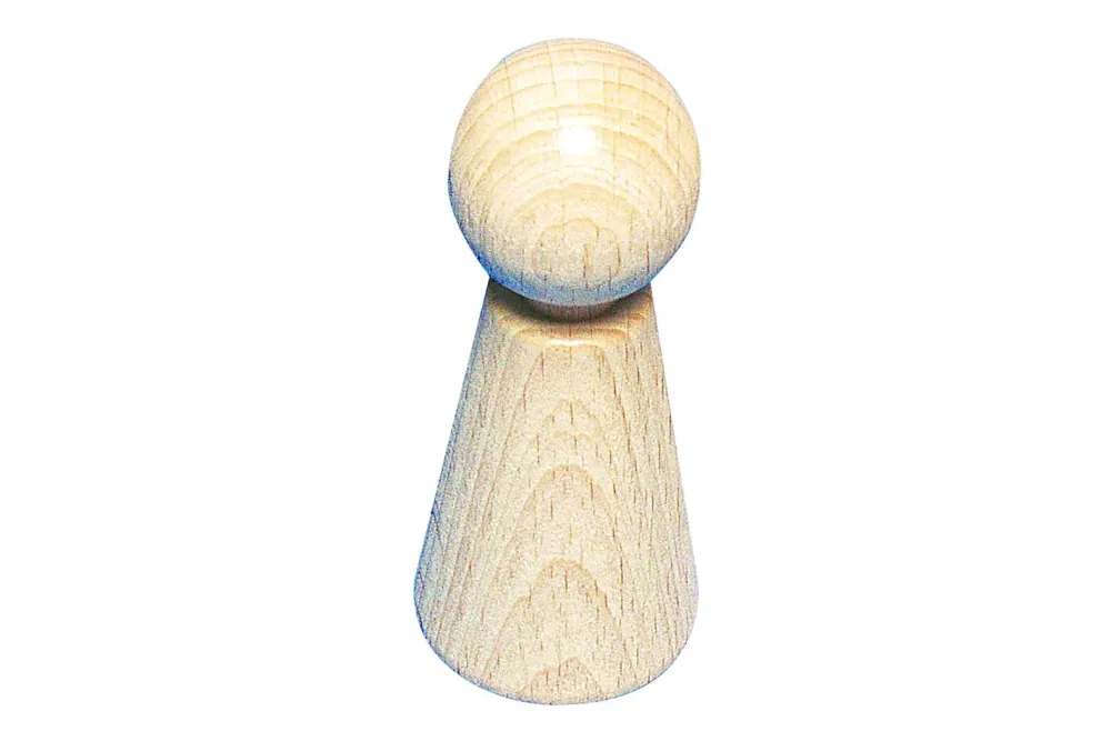 Rayher Rohholz-Figurenkegel Buche | 7 × 3 cm