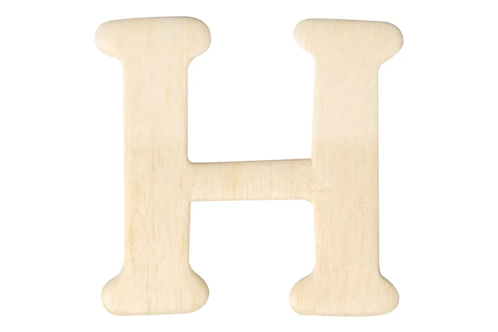 Rayher Holz-Buchstabe H | 4 cm