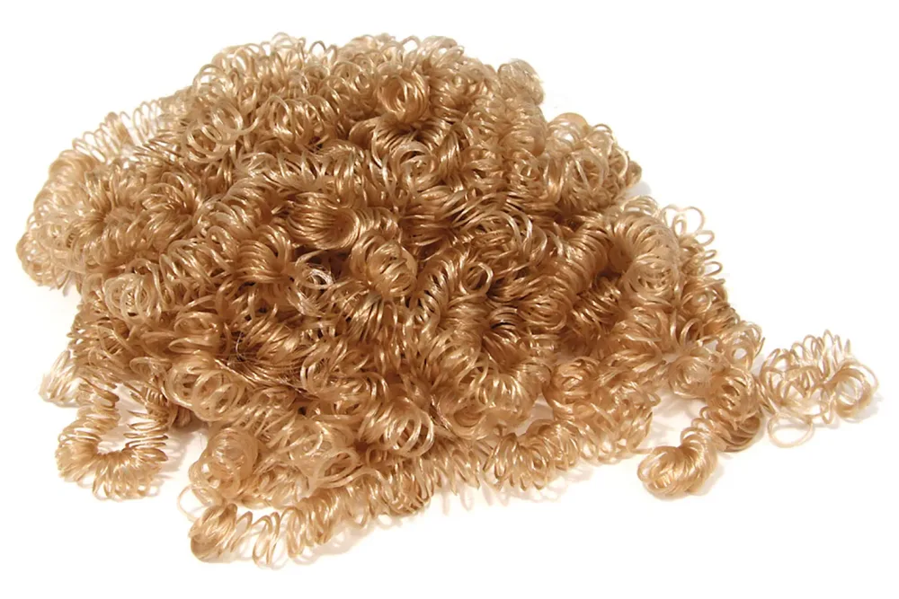 Rayher Mini-Kunsthaarlocken Blond | 14 g