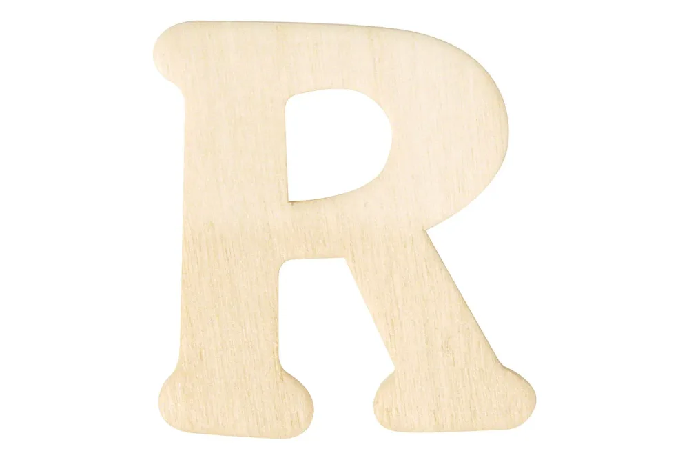 Rayher Holz-Buchstabe R | 4 cm