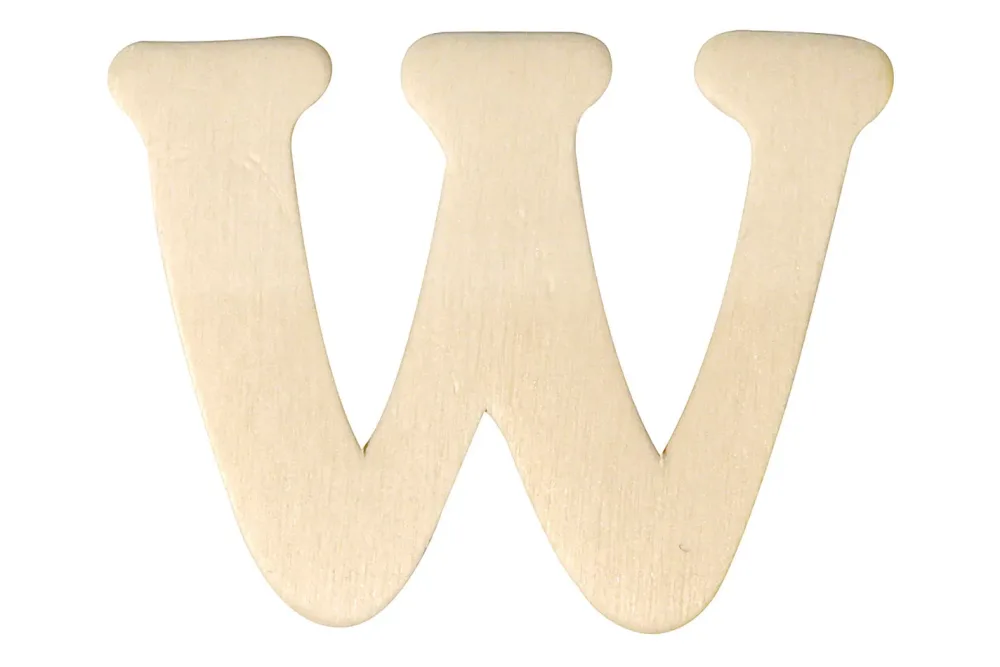 Rayher Holz-Buchstabe W | 4 cm