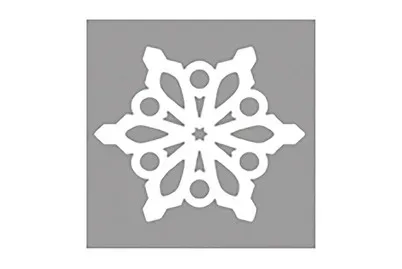 Rayher Silhouetten-Stanzer Schneeflocke | 3.7 × 4.2 cm