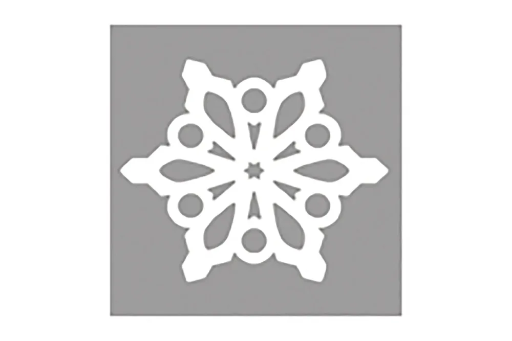 Rayher Silhouetten-Stanzer Schneeflocke | 3.7 × 4.2 cm