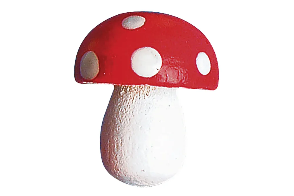 Rayher Holzstreuteile Fliegenpilz | 1.5 cm | 24 Stück