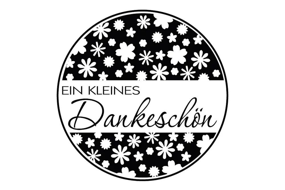 Rayher Holzstempel Dankeschön | ⌀ 3 cm