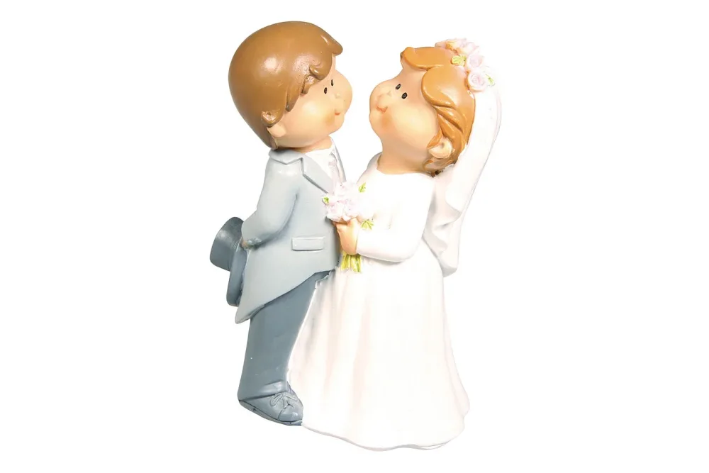 Rayher Polyresin Brautpaar Lovely Wedding | 11.5 × 7.5 × 5.5 cm