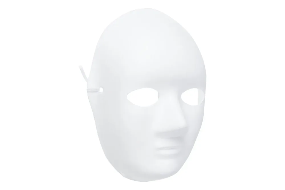 Glorex Papp-Maske Frau | 17 × 20.5 cm
