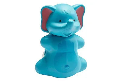 Diaqua - Zahnbürstenhalter Fun animal Elefant, One Size, Hellblau