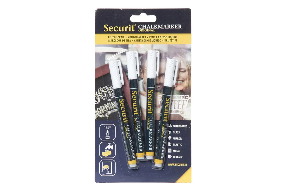 Isostrade Securit Kreidestifte Fein | 1 mm | 4 Stück