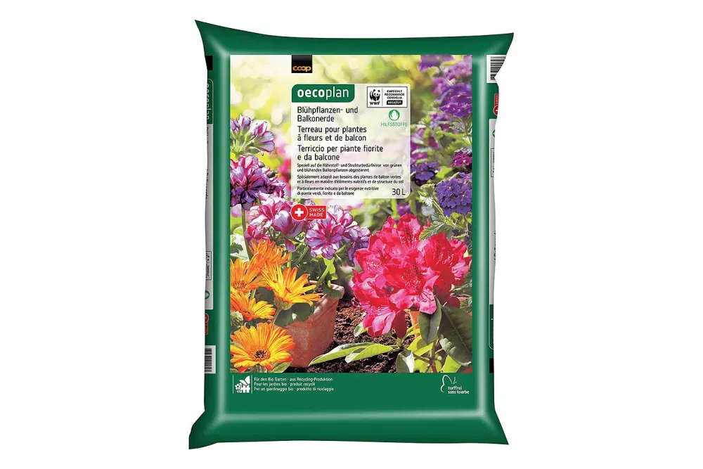Oecoplan Blühpflanzen- und Balkonerde | 30 l