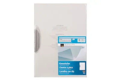 Coop Qualité&Prix Klemmh. transparent Clip grau