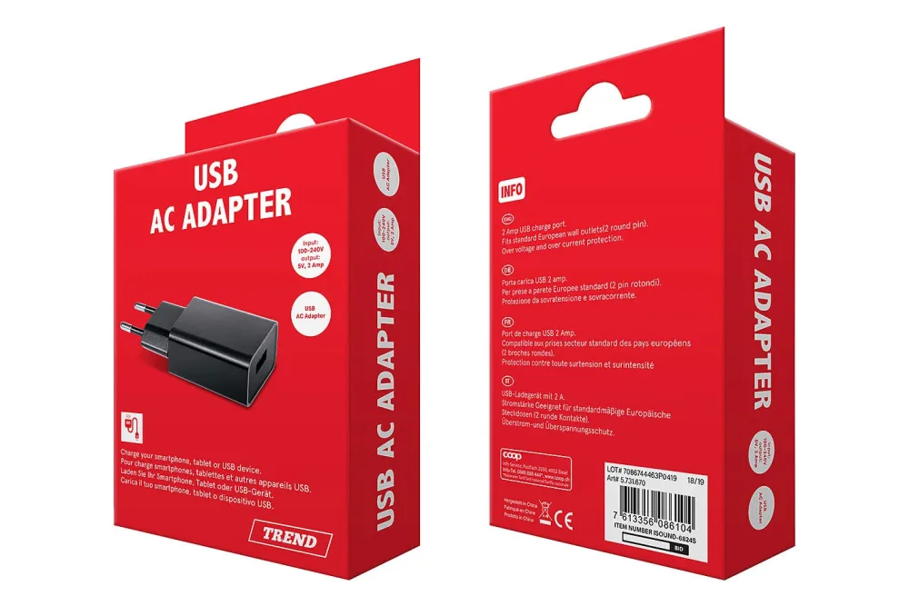 Trend USB Netz Ladegerät