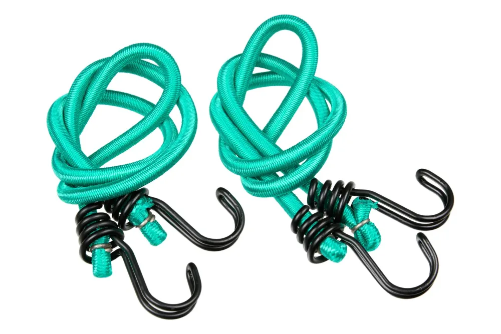 Masterlock Spannseile Doppelhaken Grün | 80 cm | 2 Stück