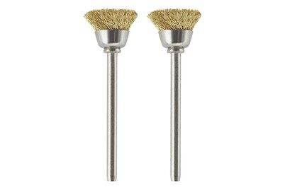 Dremel Messingbürste 536 Stahldraht vermessingt Schaft-Ø 3.2 mm 26150536JA 2 St.