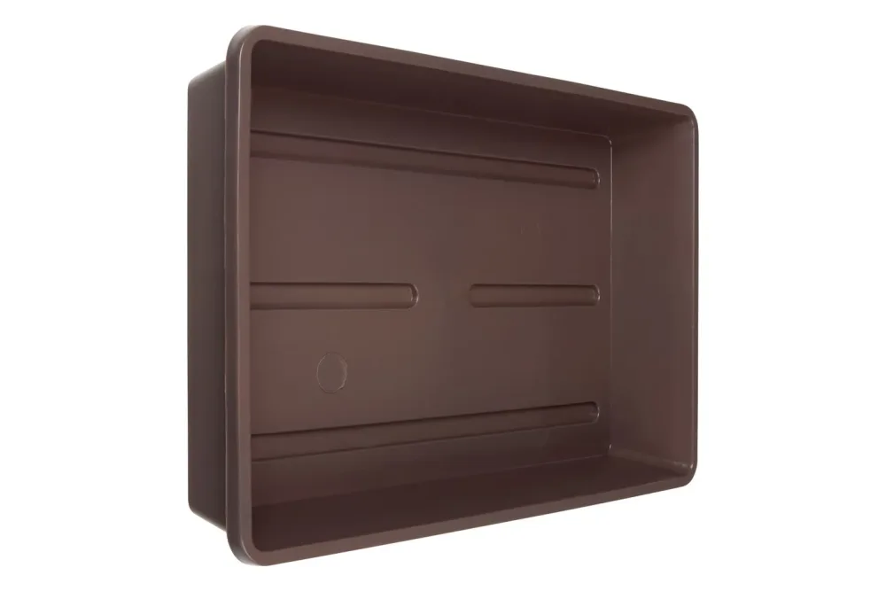 Videx Anzuchtschale Boden Taupe | 38 × 24 × 6 cm