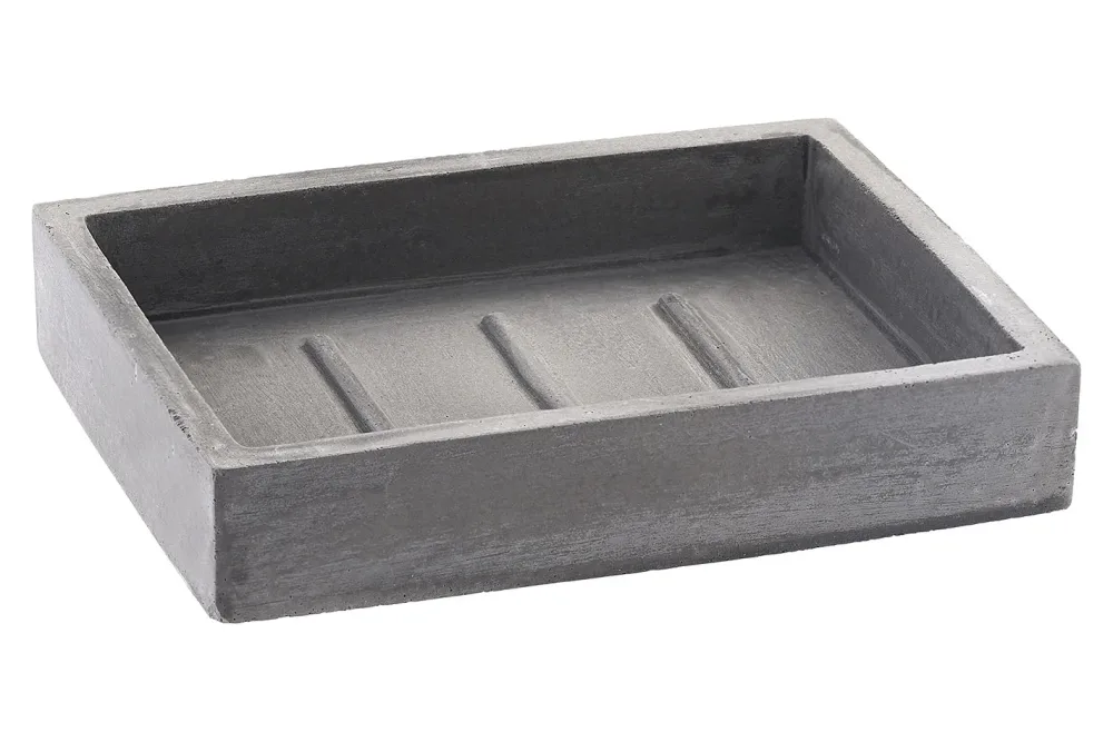 Diaqua - Seifenschale Cement zement, One Size, Gewittergrau