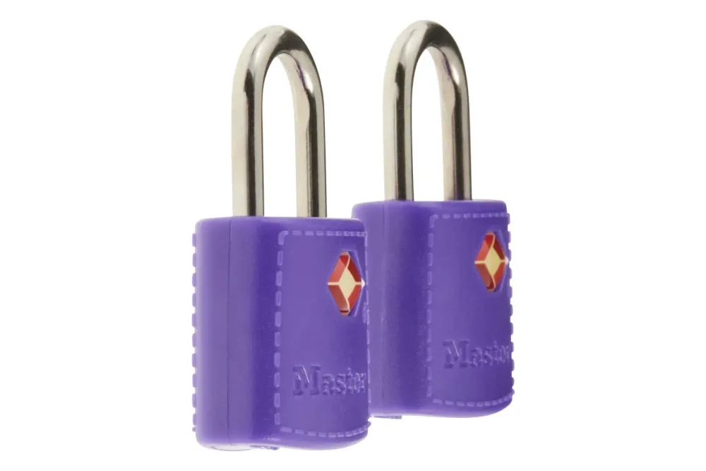 Masterlock TSA Vorhängeschloss | 14 cm | 2 Stück