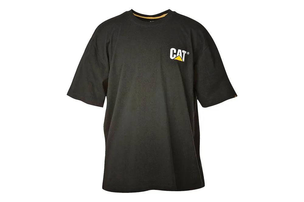 CAT T-Shirt Trademark, schwarz, Grösse S