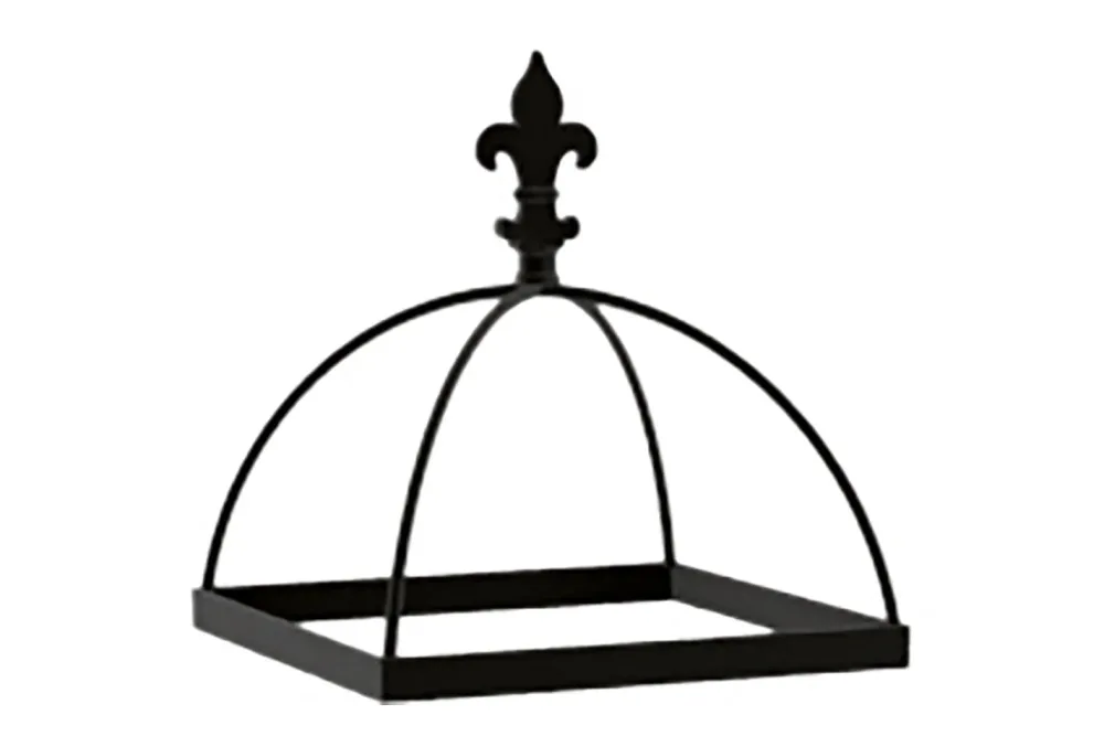 Old Garden Dachkuppel 4-Eck Edelrost | 45 × 38 × 38 cm