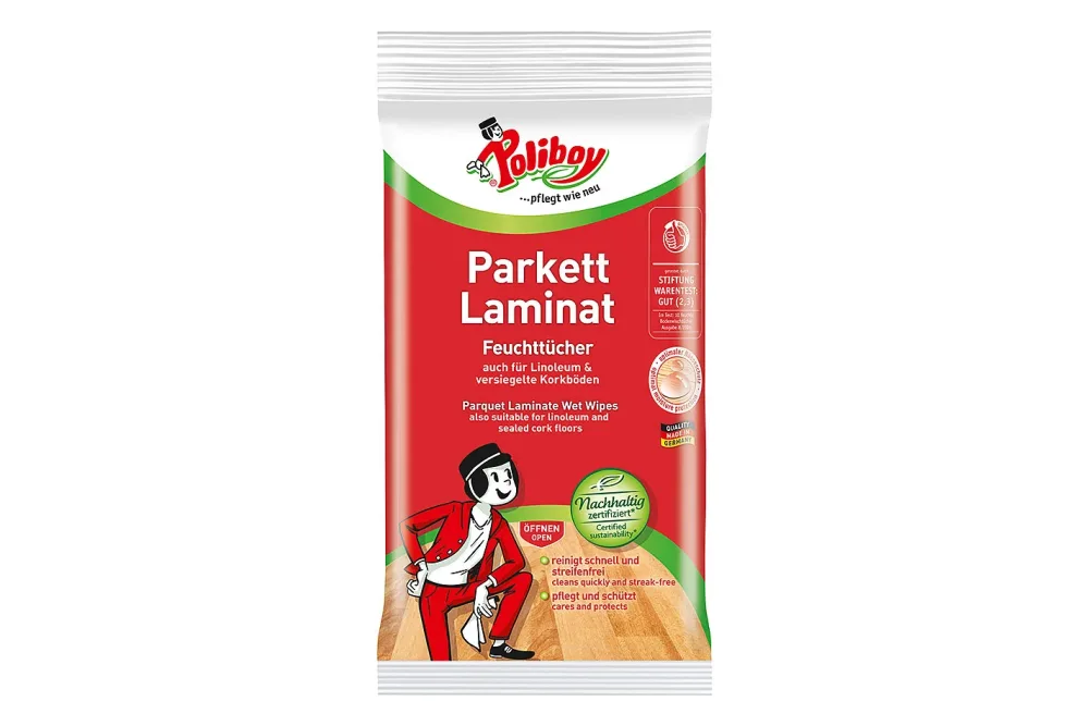 Poliboy Parkett Laminat Feuchttücher 15 Stk.