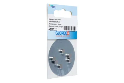 Glorex Magnete Extra Stark | ⌀ 6 mm | 6 Stück