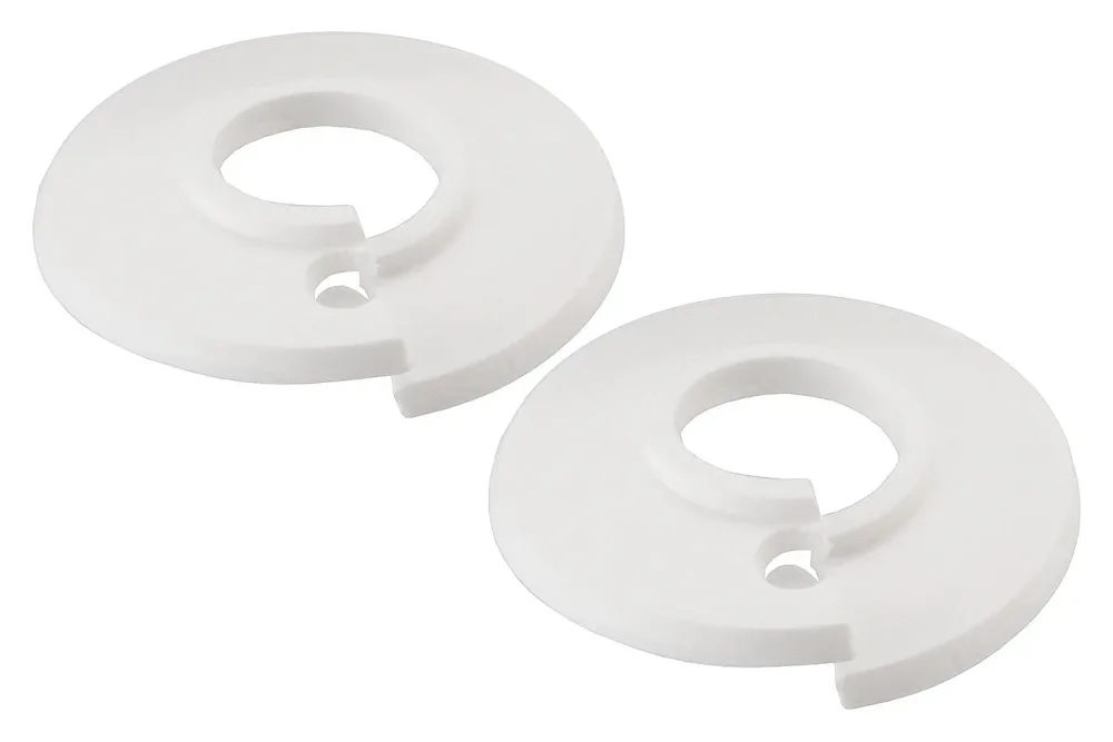 Cornat VRS Rosette Weiss | 20 mm | 2 Stück
