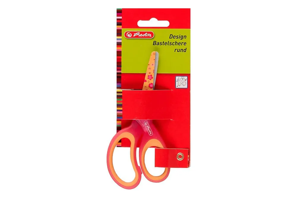 Herlitz Bastelschere 13 cm rund assortiert