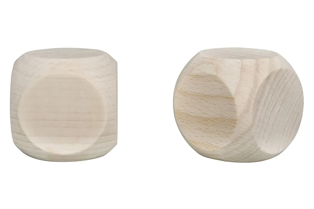 Rayher Holzwürfel FSC 100% | 4 cm | 2 Stück