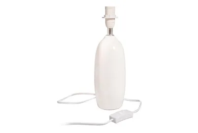 Rayher Keramik-Lampenfuss Helsinki VDE mit Schalter | 27.5 cm | E14