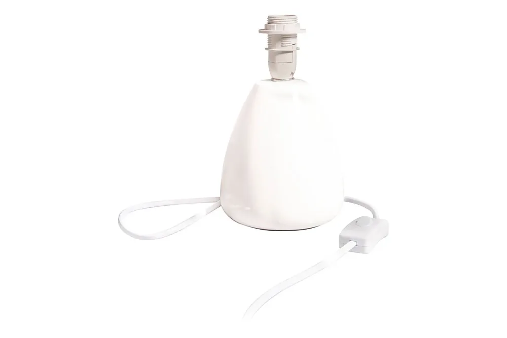 Rayher Keramik-Lampenfuss Oslo mit VDE | 19 cm | E14