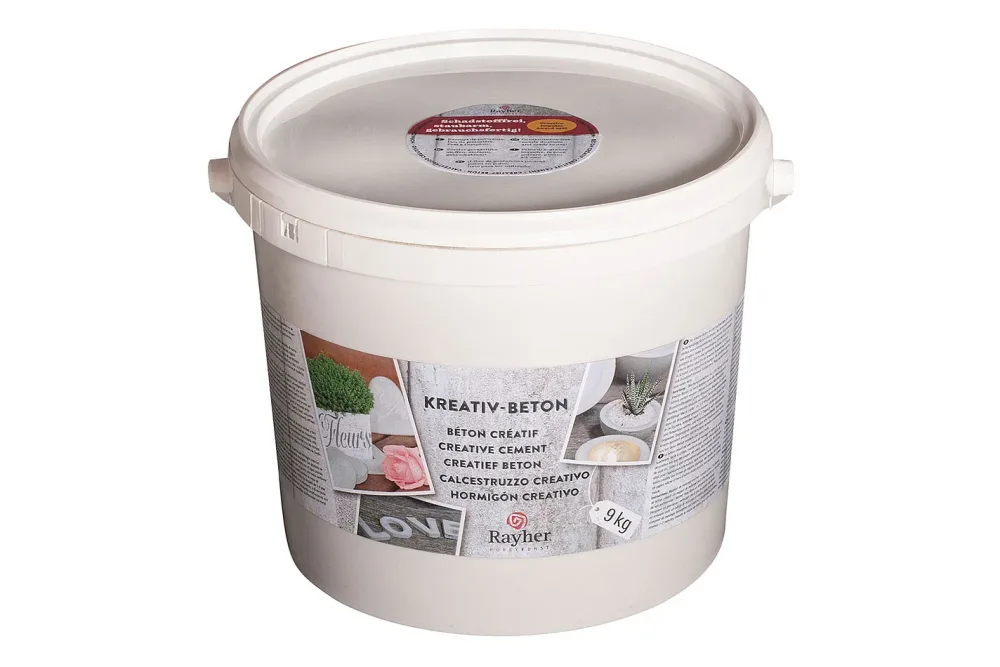 Rayher Kreativ-Beton Eimer | 9 kg