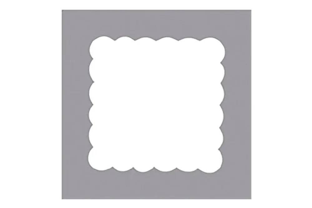 Rayher Motivstanzer Quadrat mit Zierrand | 2.7 cm