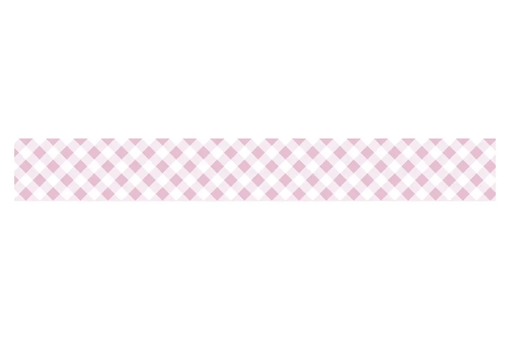 Rayher Washi Tape Kariert | 1.5 × 0.1 cm | 15 m