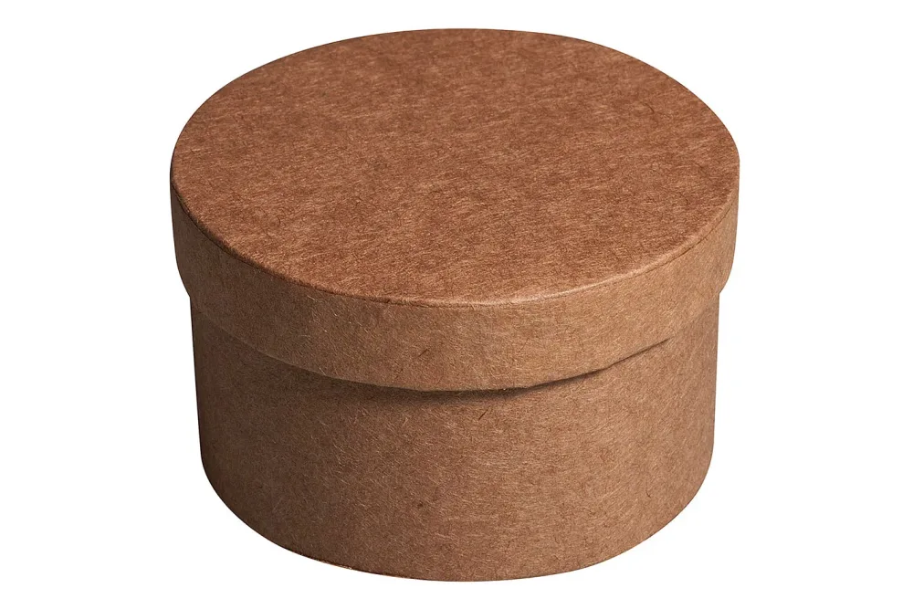 Rayher Pappmaché-Boxen Set Rund | ⌀ 6 × 3.5 cm | 4 Stück