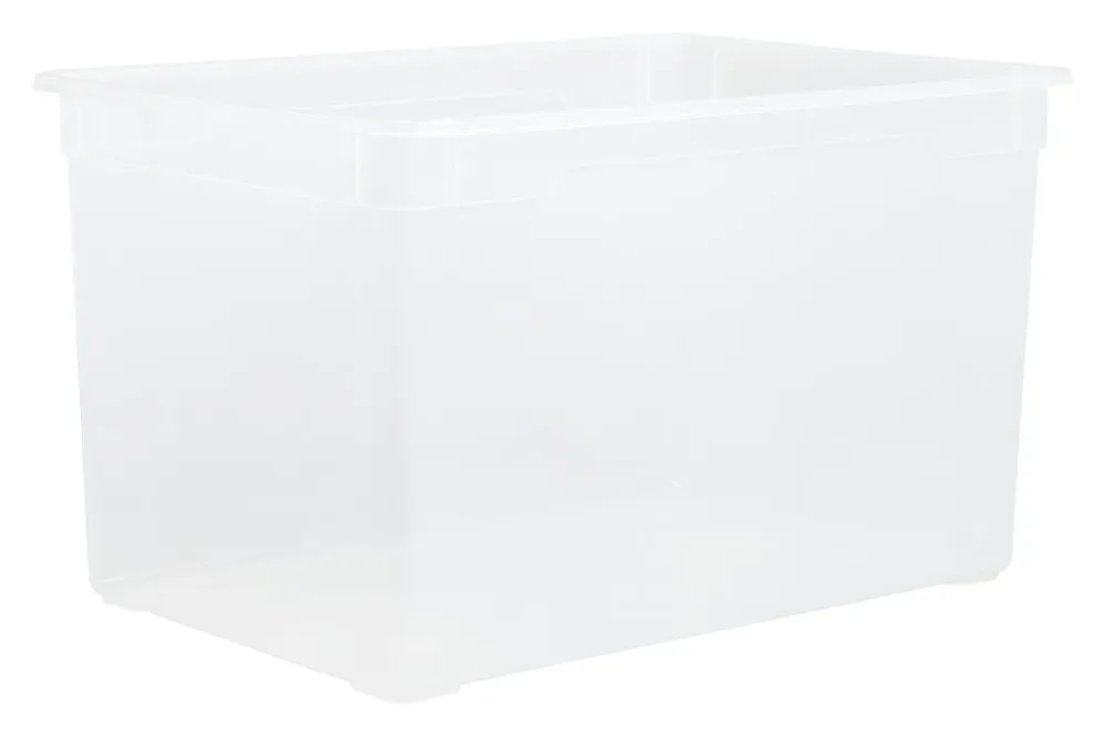 Rotho Clear Box ohne Deckel | 37.5 × 31.5 × 55 cm | 46 l