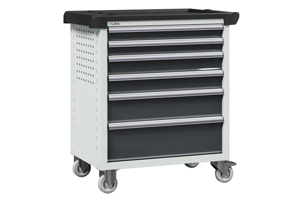 Lista Werkzeugwagen mit 6 Schubladen | 89 × 53 × 93 cm