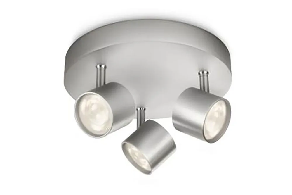 Philips LED-Spot Star Dimmbar Silber | 3 × 4.5 W