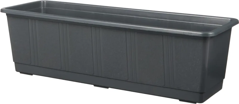 Geli Blumenkasten | Anthrazit | 49x17.5x14.5CM