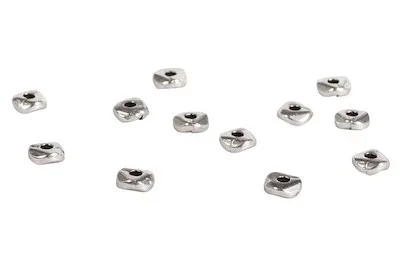 Rayher Metall-Perle | 5 × 1 mm | 12 Stück