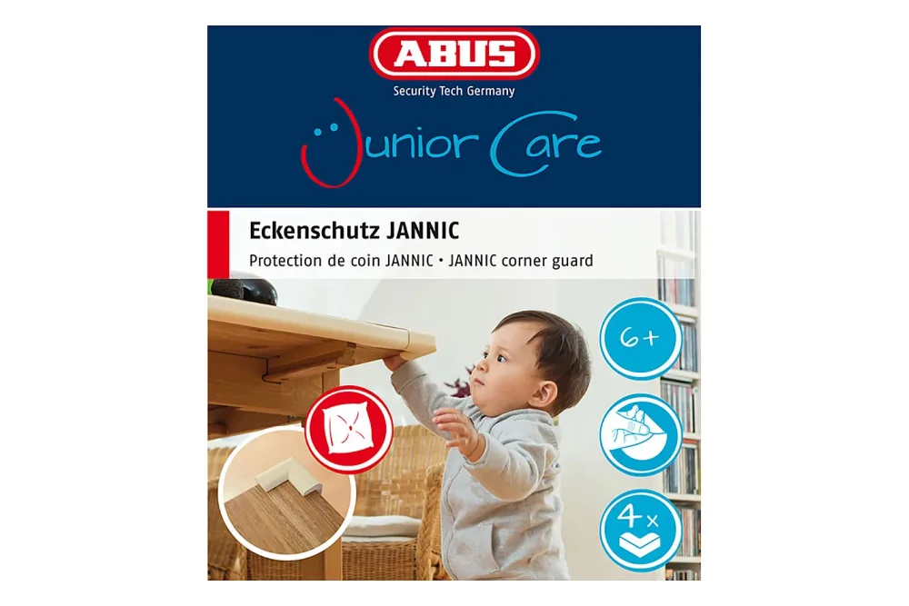 Abus Eckenschutz Jannic Vanille | 4 Stück