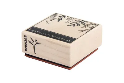 Stempel happiness is homemade , 5x5cm
