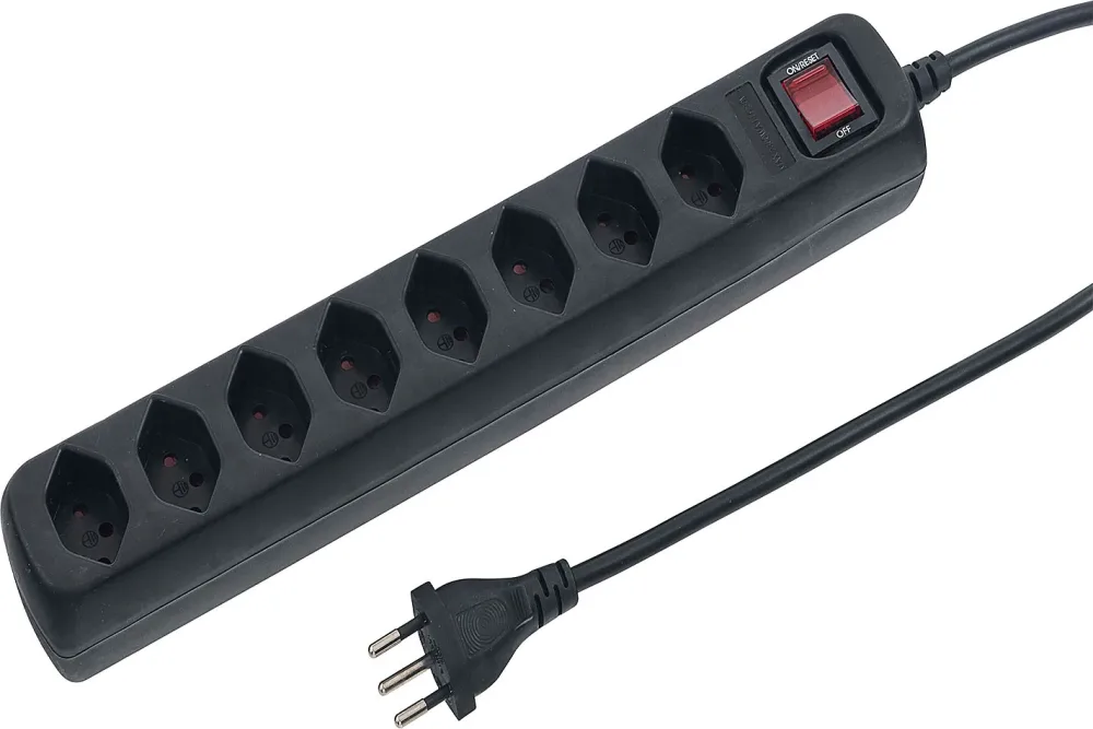 Steba Power Easy Steckdosenleiste 8x T13 mit Resetschalter | 2500 W