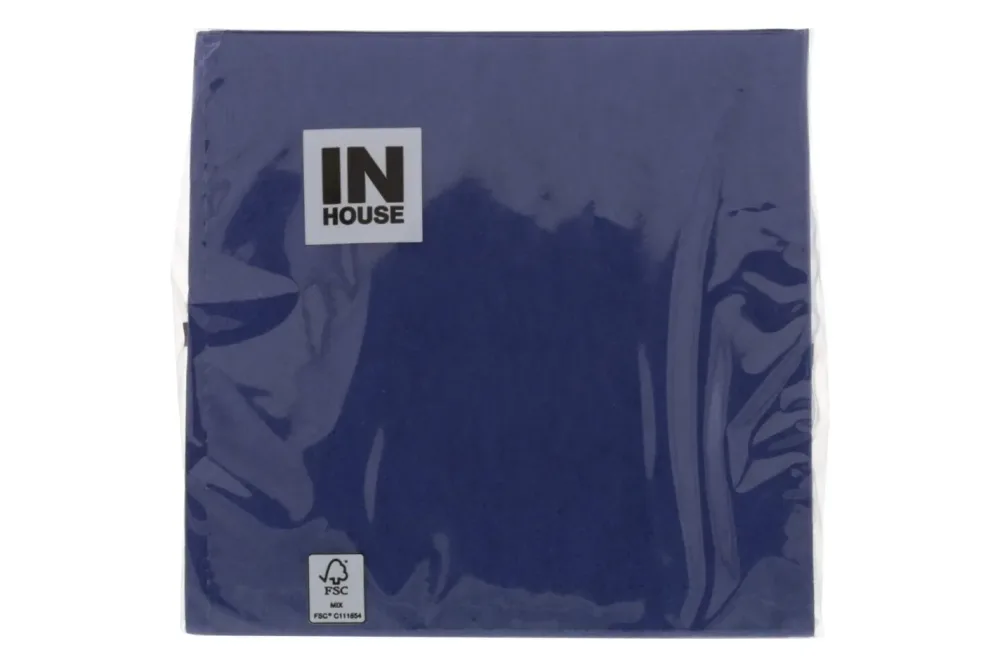 Inhouse Servietten dunkelblau 24cm 30 Stück