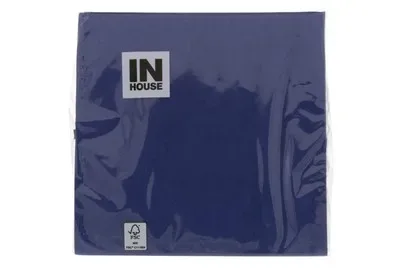 Inhouse Servietten dunkelblau 24cm 30 Stück