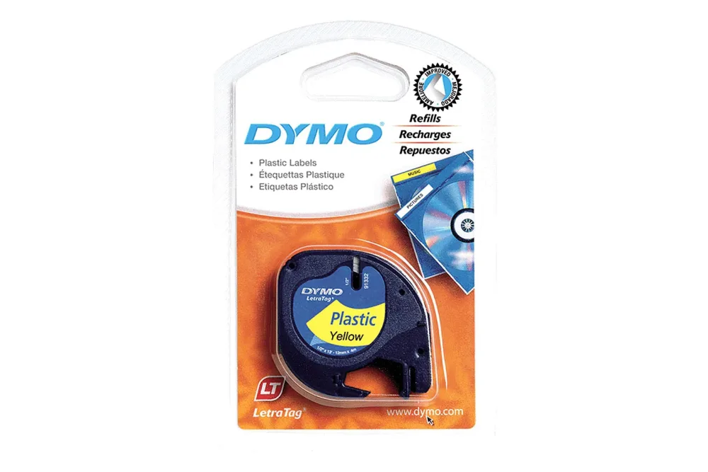 DYMO Schriftband LetraTag 12mmx4m S0721620 gelb