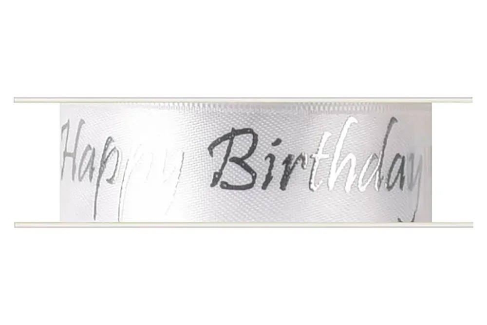 Dekorband Happy Birthday 25mmx3m