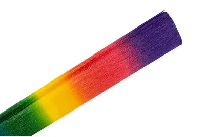 Folia Krepppapier Regenbogen | 2.5 m