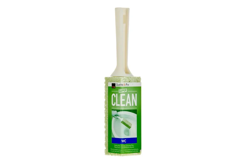 Super Clean Cleaning Block WC green mit Griff, 1 Stück